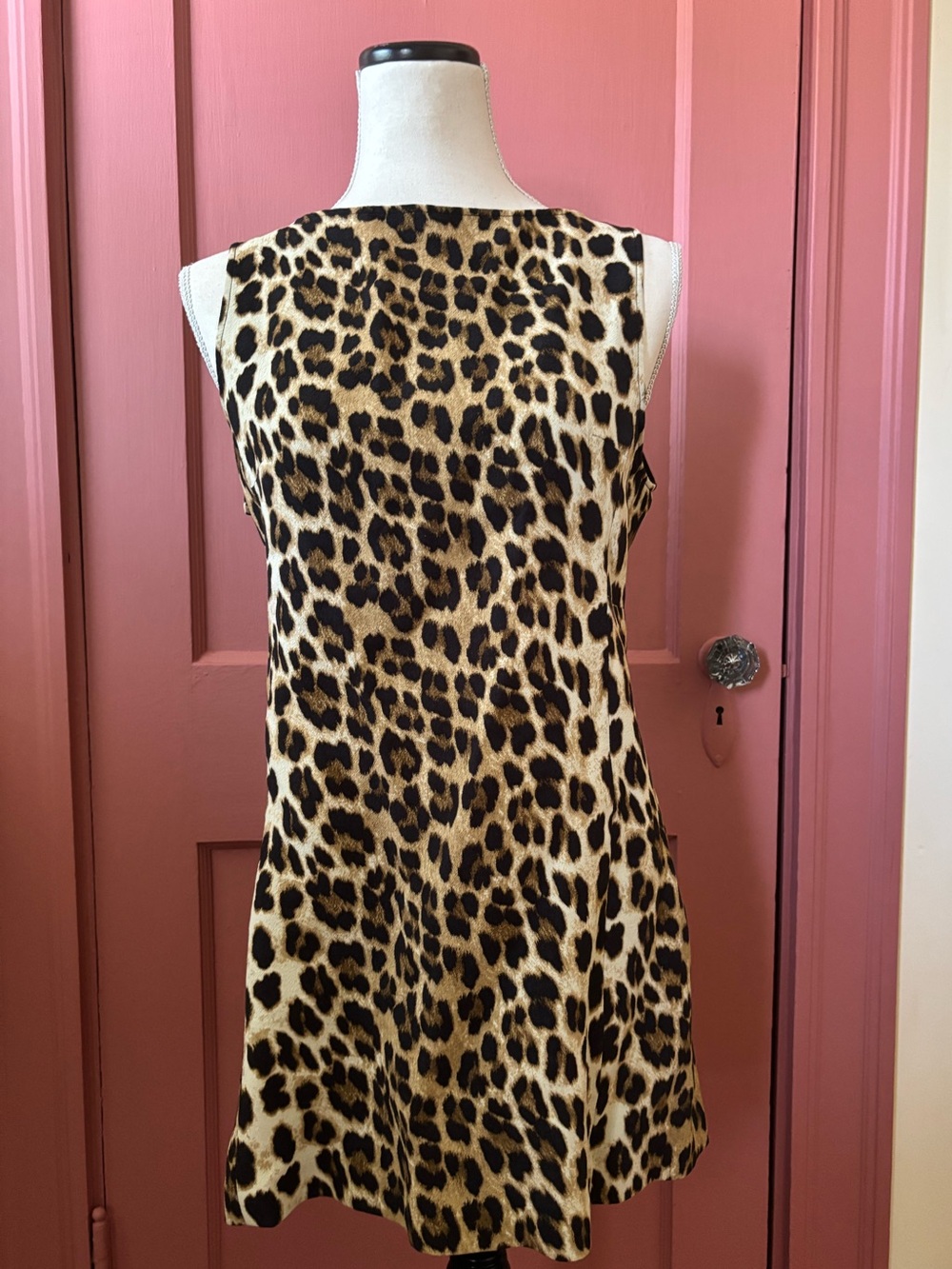 Zara • High Neck Cheetah Print Mini